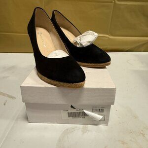 Eric Michael Teva Women's Wedge Shoes Black Size 6.5 NEW